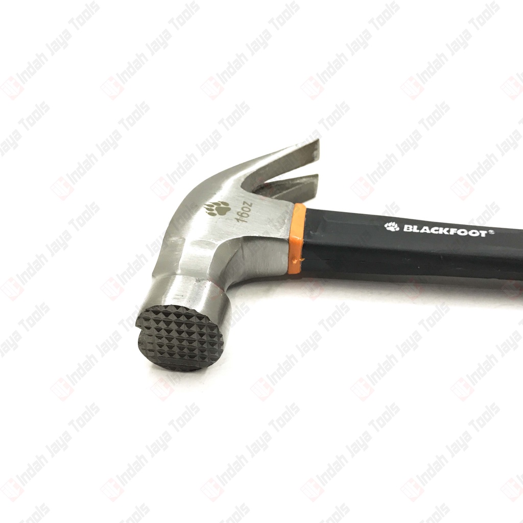 BLACKFOOT Palu Kambing 16 Oz Gagang Fiber 0.5 Kg Claw Hammer Cungkil