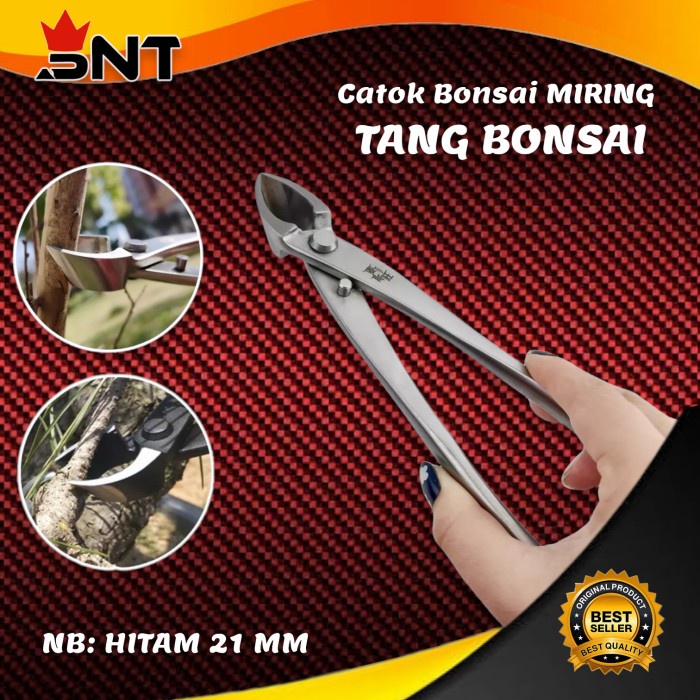 Tang Catok Cembung Miring Baja Carbon 210 Mm - Alat Bonsai Import