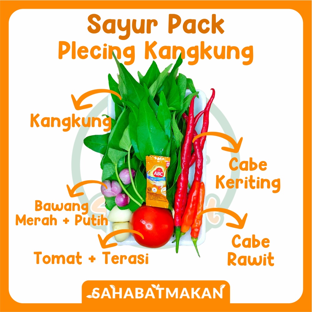 Plecing Kangkung - Sayur Pack / Sayur Prep / Sayur Instant — SahabatMakan