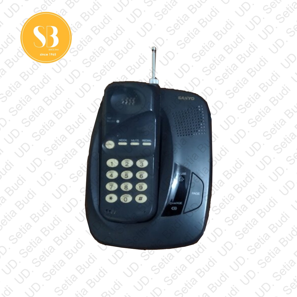 Telepon Cordless Wireless Sanyo CLT-X5 Jarak Jauh Asli Jepang Baru Gres