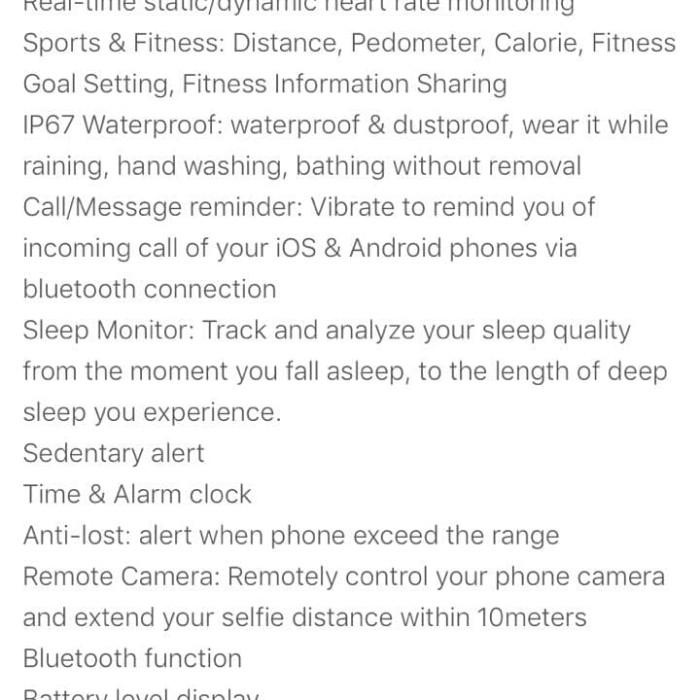 Smartband Fitness Tracker