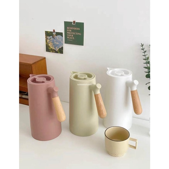 Thermos Jug Matte Aestheti | Jug Teko Estetik Minimalis | TWBE