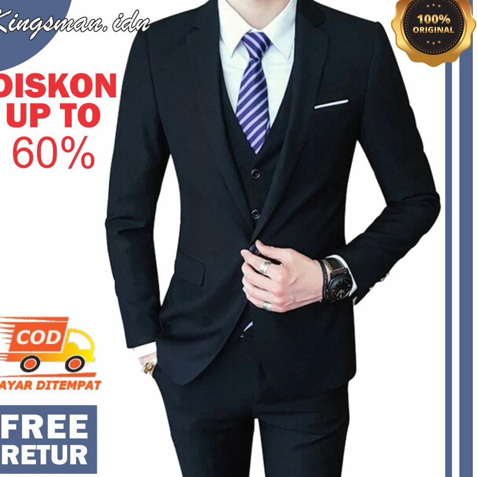 VIRAL JAS PRIA SLIM FIT JAS PRIA FORMAL
