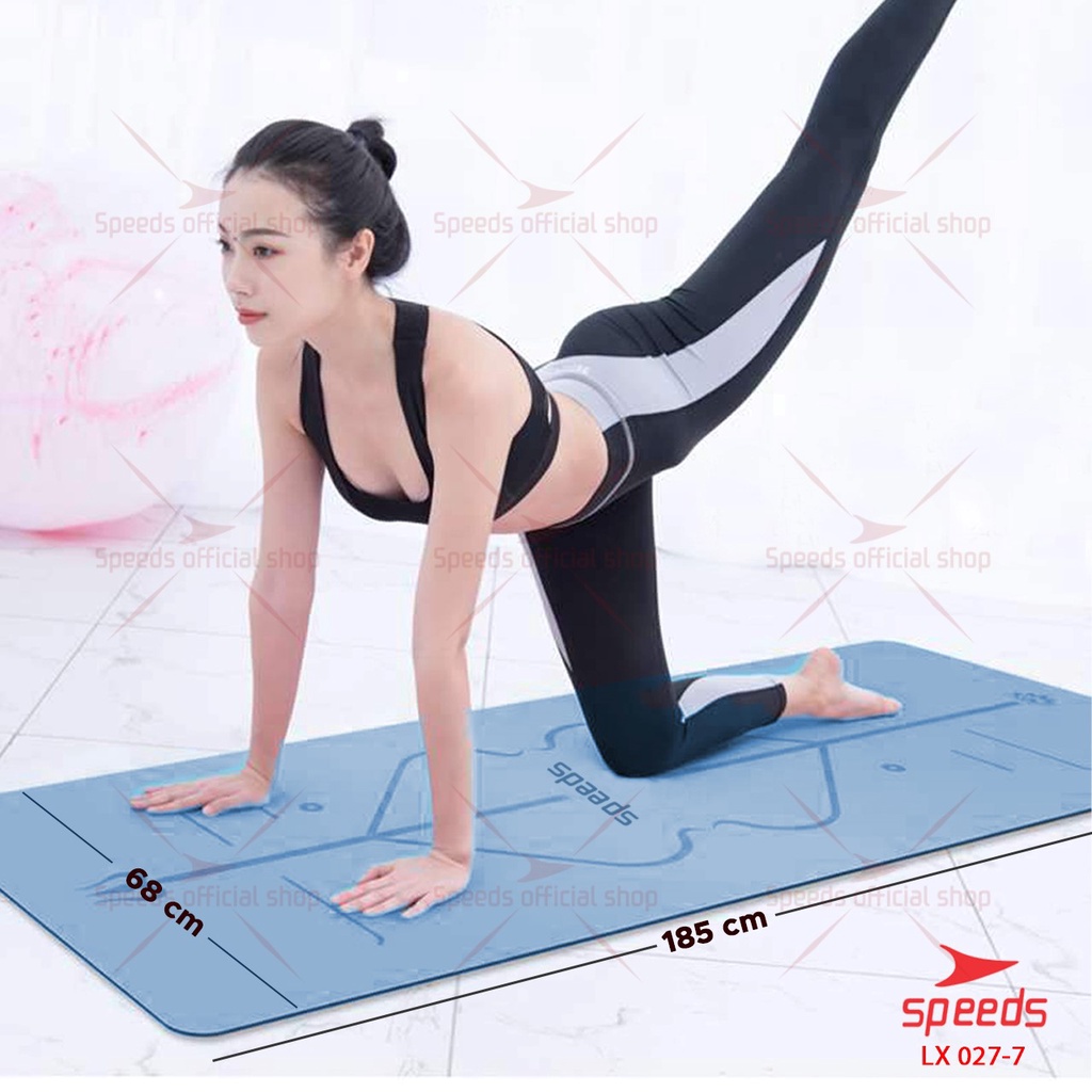 SPEEDS Matras Yoga Mat Pu Karet Matras Premium Karpet Spons Speeds bonus tas 027-7