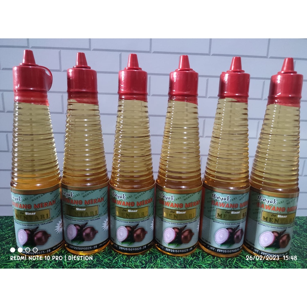 Paket Hemat Minyak Bawang Merah Cap Sinar Mentari Isi 6 Botol 150mL