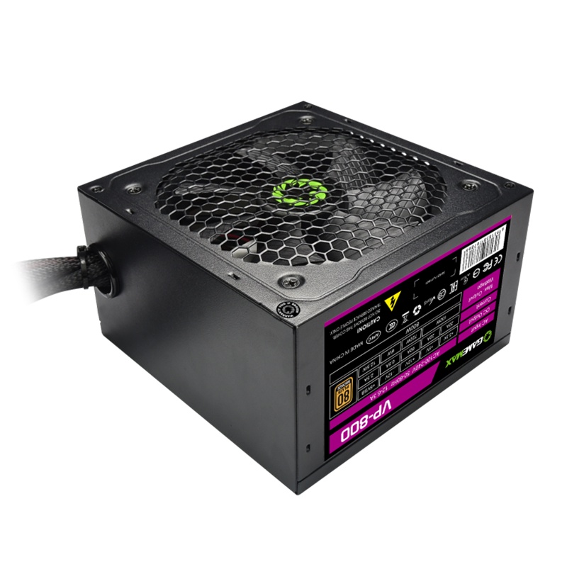 GameMax VP800 Power Supply 800w 80+ Bronze Internal PSU PC ATX