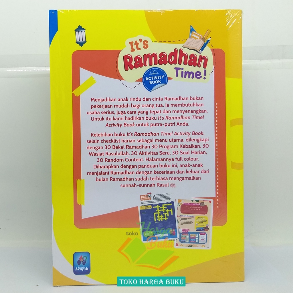 It’s Ramadhan Time! Activit Book Aktivitas Kegiatan Ramadhan Untuk Anak Muslim Penerbit Pustaka Arafah