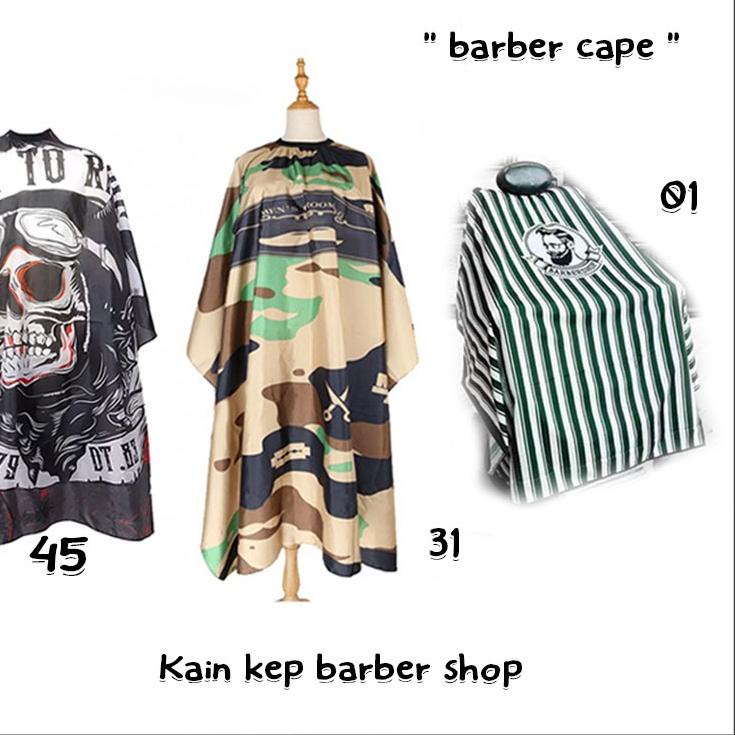 ➻ Kain kep cukur rambut / kain kep / penutup potong rambut barbercape ❈