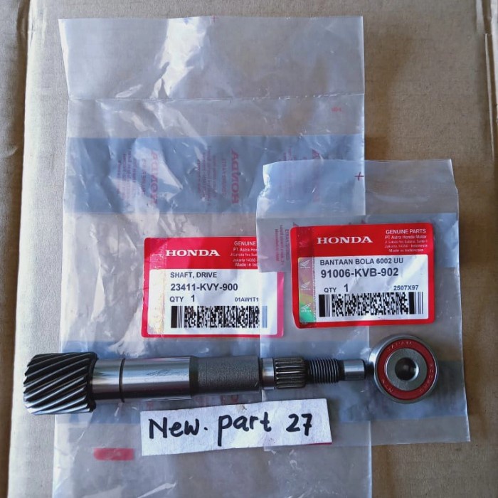 AS PULY + LAHER BERAING CVT HONDA BEAT KARBU SPACY KARBU SCOOPY KARBU