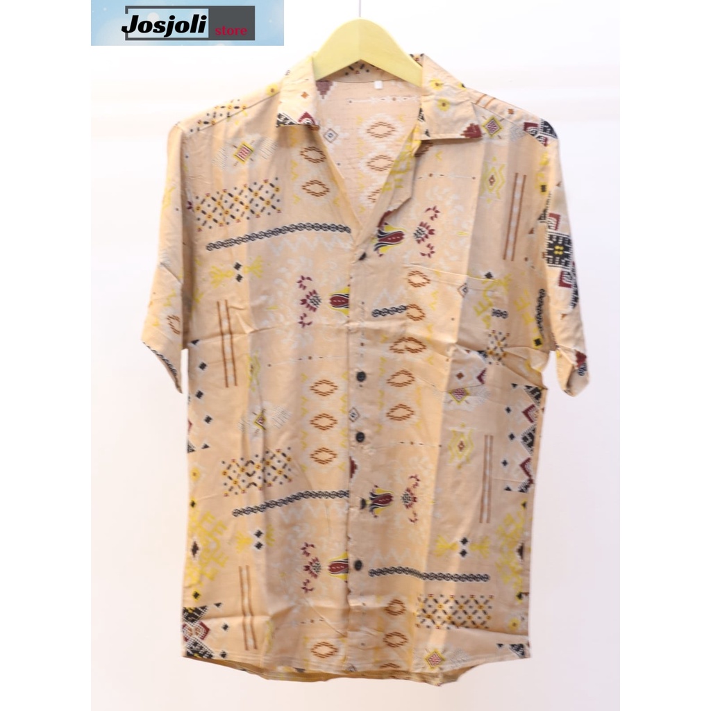 JOSJOLI_STORE/Kemeja Amaralio Batik dan Amaralio Koran/Atasan Pria Dewasa/L XL