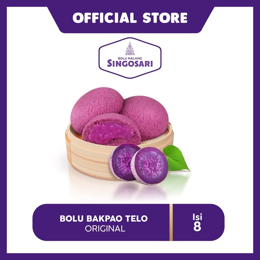 

Bolu Bakpao Singosari - Telo Original (500 gr)