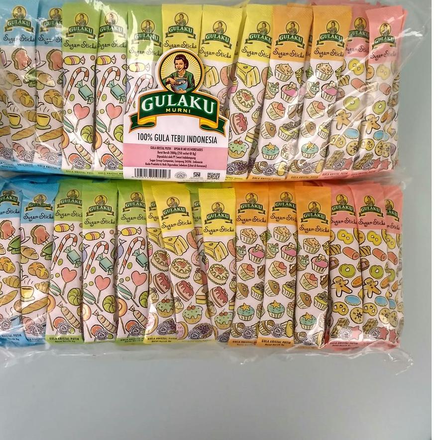 

☉ Tk Kelapa Dua - Gulaku Sticks / Gula Stik 250 sachet @ 8 gr (ed Feb 2024) ➥