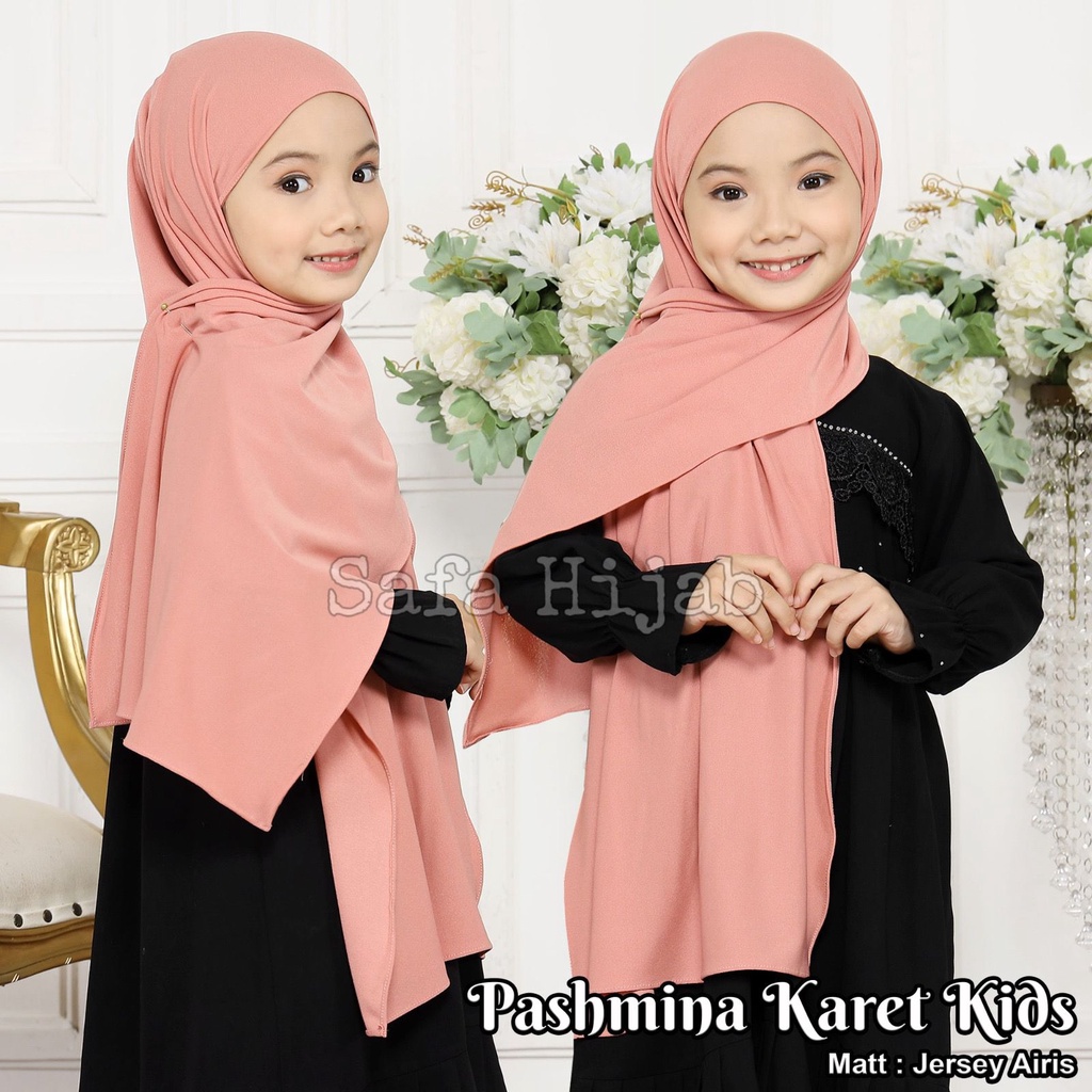 Kerudung anak Pashmina Anak bahan jersey Airis Safa Hijab