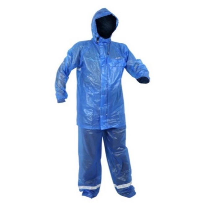 Jas Hujan A Rei Leopard Hitam - Mantel Hujan - Raincoat Rei