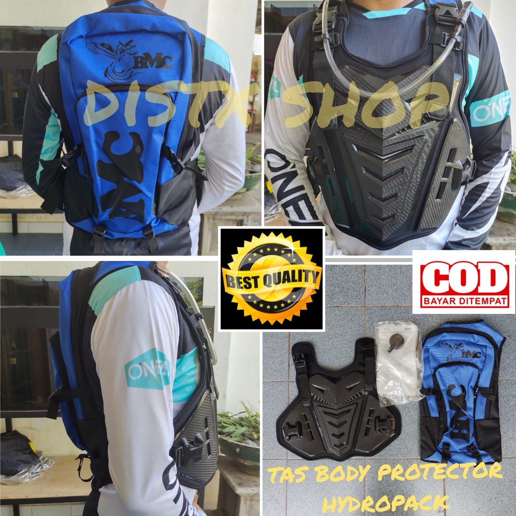 TAS BODY PROTECTOR HYDROPACK BACKPACK PELINDUNG DADA TRAIL SUPERMOTO MOTOCROSS