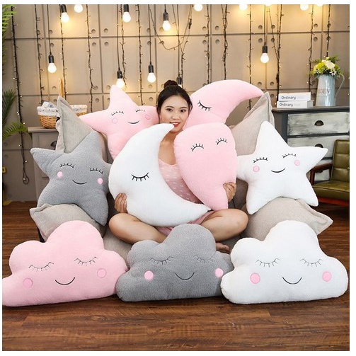 Boneka Bantal Hias AWAN warna warni lucu cocok buat kado