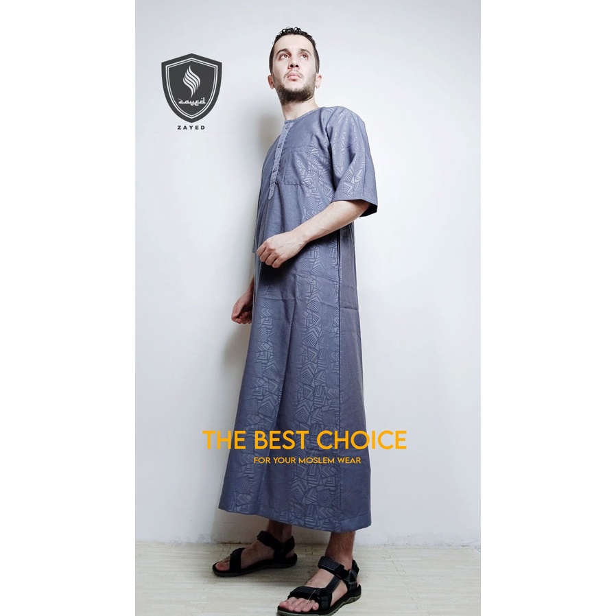 [ COD ] Gamis Pria Jubah Pria Model Sultan Zayed Original - ZYD004