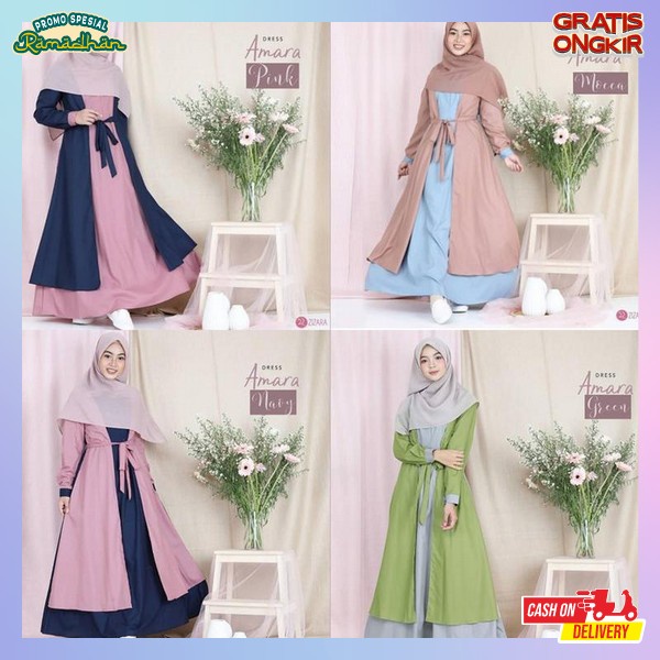 Gsmis Perempuam Gamid Wamita Cewe Viral Gamid Hari Raya Dress Gamis Muslim Ataaan Kondangan Gami San