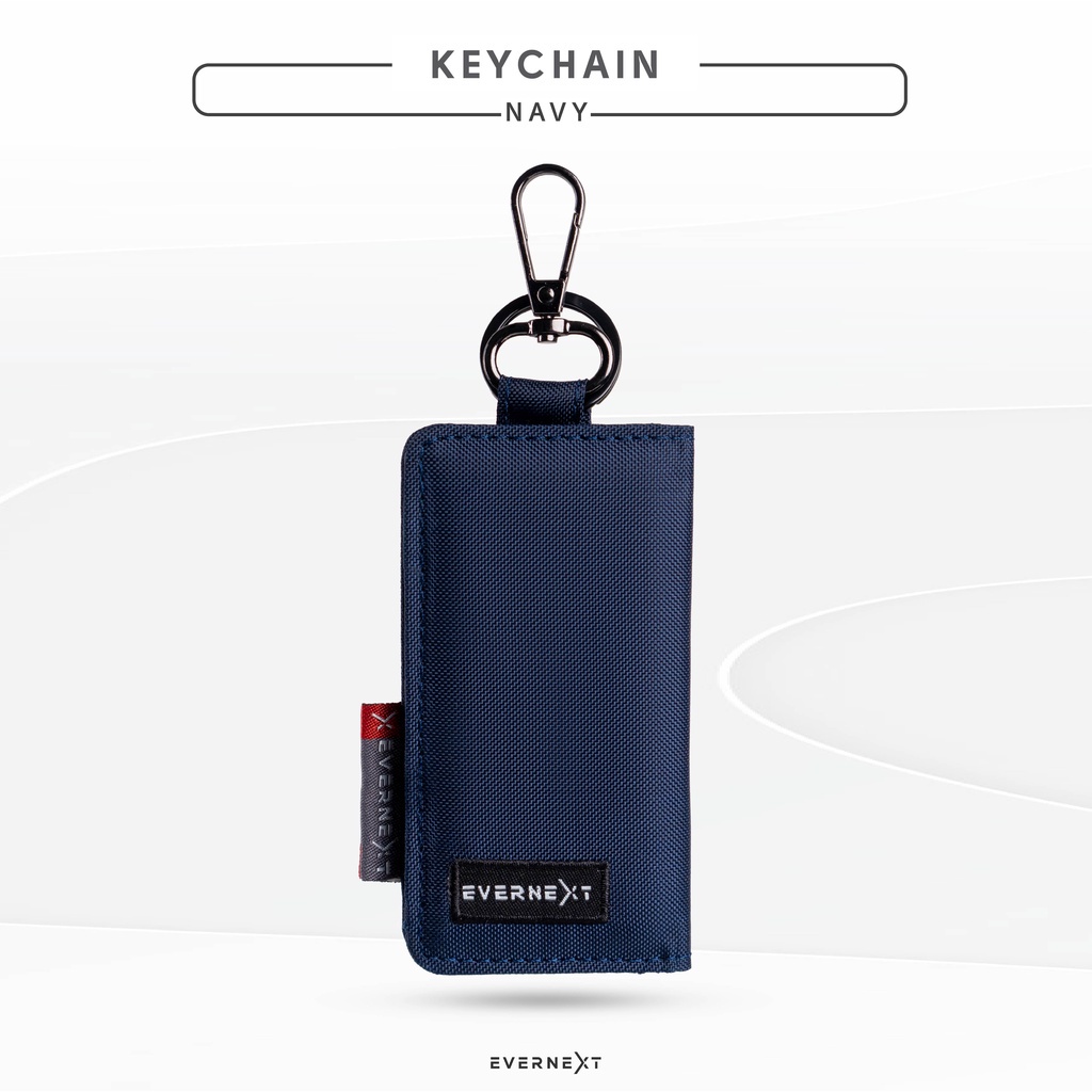 Dompet Resleting Organizer Gantungan Kunci Mobil Motor Key Wallet STNK SIM Etoll Kendaraan – HITAM
