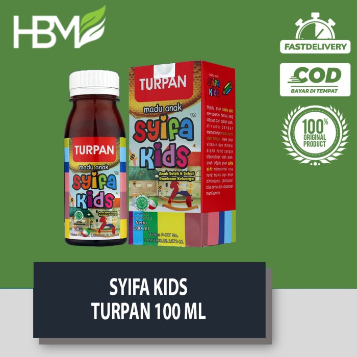 

SYIFA KIDS TURPAN 100 ML MADU TURUN PANAS DEMAM