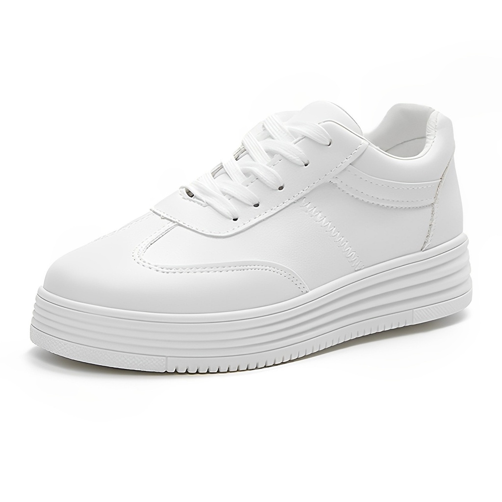 Muzy Sepatu Sneakers Putih Sepatu Cewek Sepatu Wanita Casual WK103