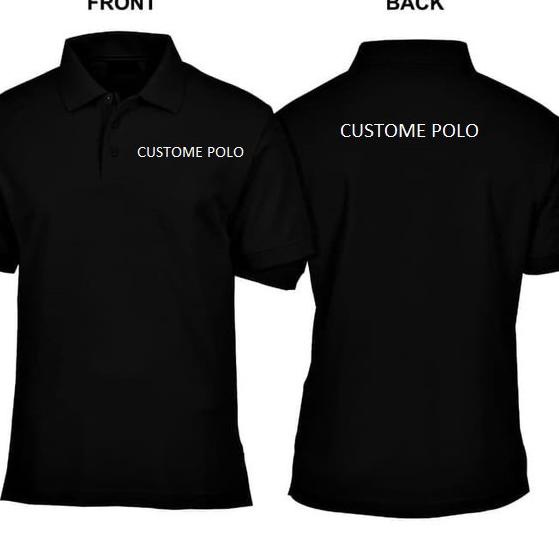Langsung Order CUSTOME POLO - REQUEST SABLON BAJU POLO - CUSTOME BAJU KERAH SABLON