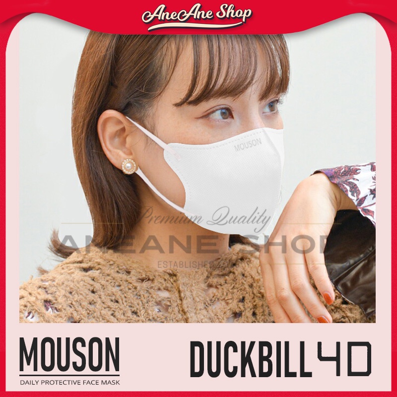 Masker Mouson Duckbill 4D Fashion Masker Non Medis Sekali Pakai 4 Ply