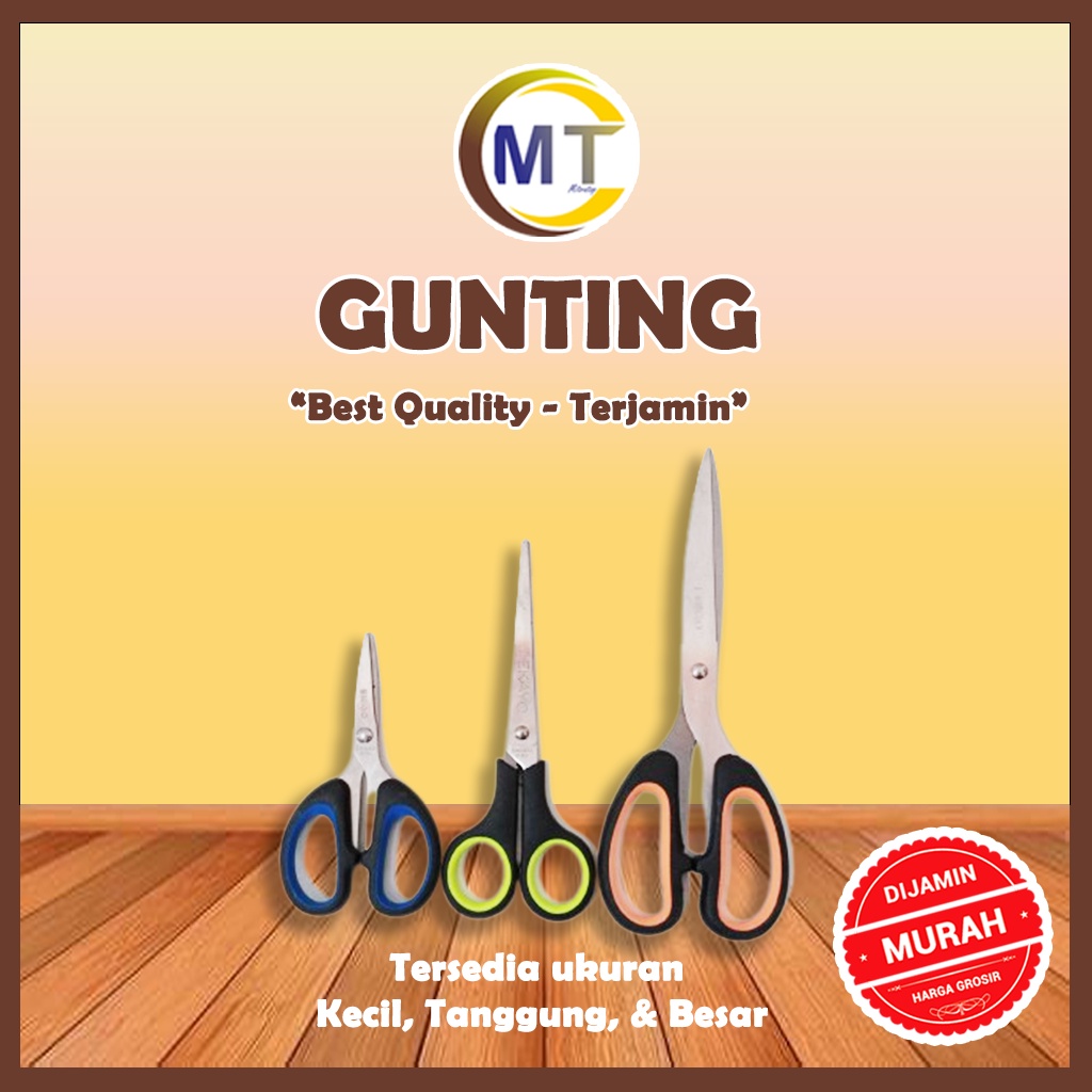 

Gunting 12 pcs Gunting Kecil Gunting Tanggung / Sedang Gunting Besar Warna Hitam Campur Gunting Harga Grosir