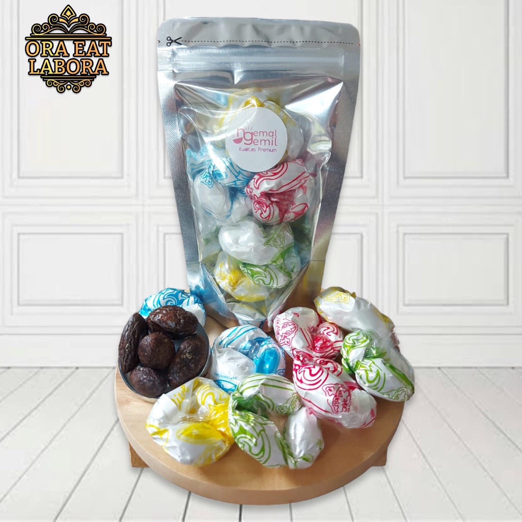 

Manisan Kana Manisan Buah Zaitun Biji Kamlam Olive Candy Kualitas Premium - Ora Eat Labora