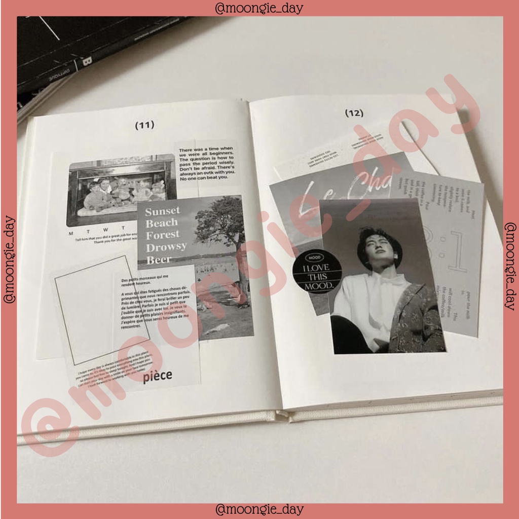 

11-14 STIKER KERTAS TEMA AESTHETIC MONOKROM HITAM PUTIH KRAFT STICKERS BULLET JURNAL LUCU MURAH DIY DIARY PHONE CASE POLAROID DECO (POCA)