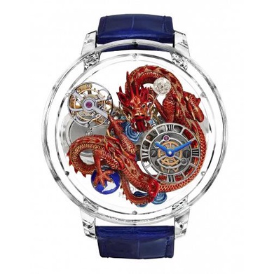 Jam Tangan Jacob & Co Astronomia Flawless Imperial Dragon Blue