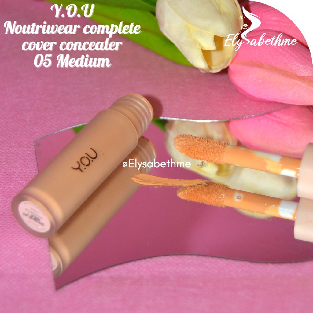 ✿ELYSABETHME✿ Y.O.U cover nutriwear concealer menutup noda di wajah foundation concealing