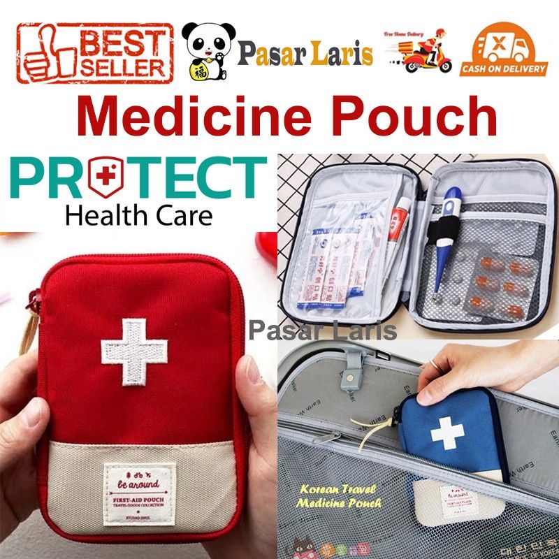 [ P3K ] Medicine Korean travel medicine bag Tas Dompet OBAT