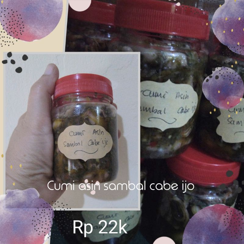 

cumi asin pedas sambal ijo