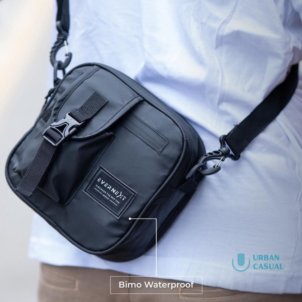 Sling Bag Pria Waterproof Tas Selempang Keren Pria Wania Anti Air Outdoor Traveling Terbaru Model Trendi Modern