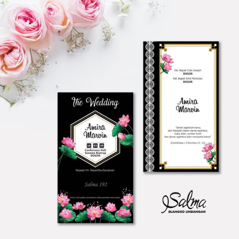 Kertas Blangko Undangan Salma Seri 192 Harga Murah