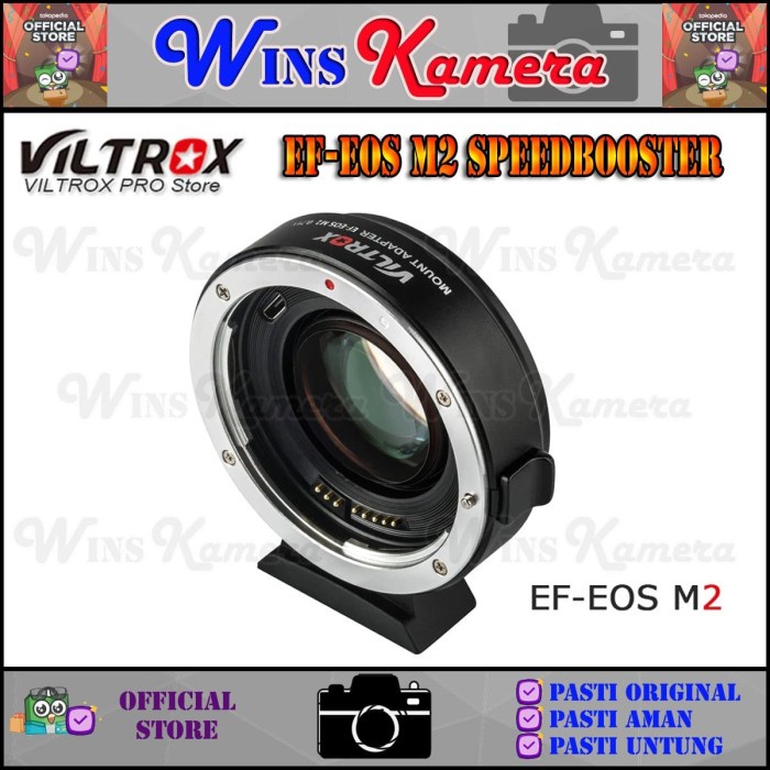 VILTROX EF-EOS M2 SPEEDBOOSTER FOR CANON EF LENS TO EOS-M CAMERA