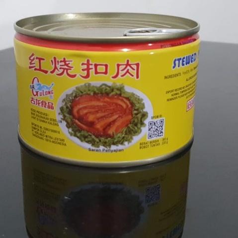 

♙ Gulong Stewed Pork Slice 383 gr Kaleng Daging Babi Samcan ➾