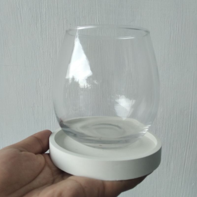 Vas Kaca Bulat | Gelas Kaca Bulat free tatakan