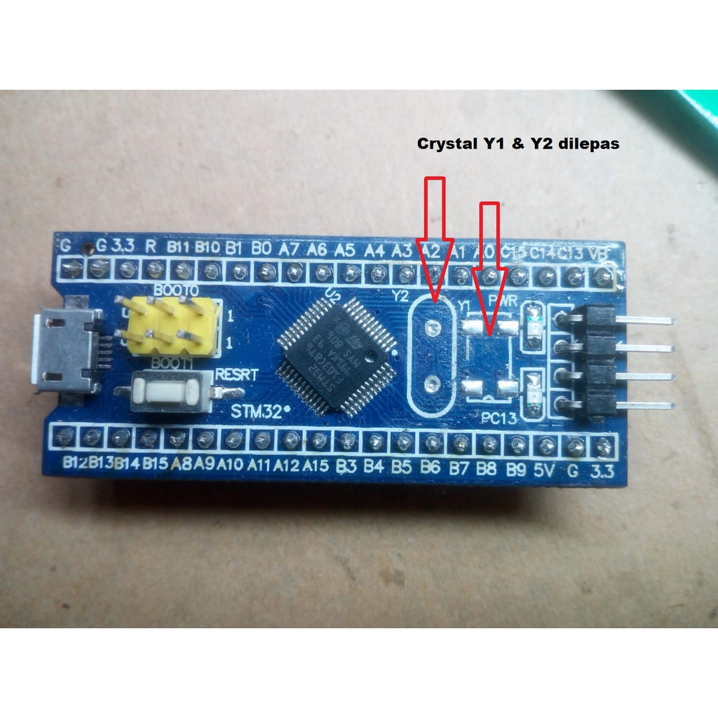 STM32F103C8T6 sudah terprogram Untuk DDS VFO Multiband