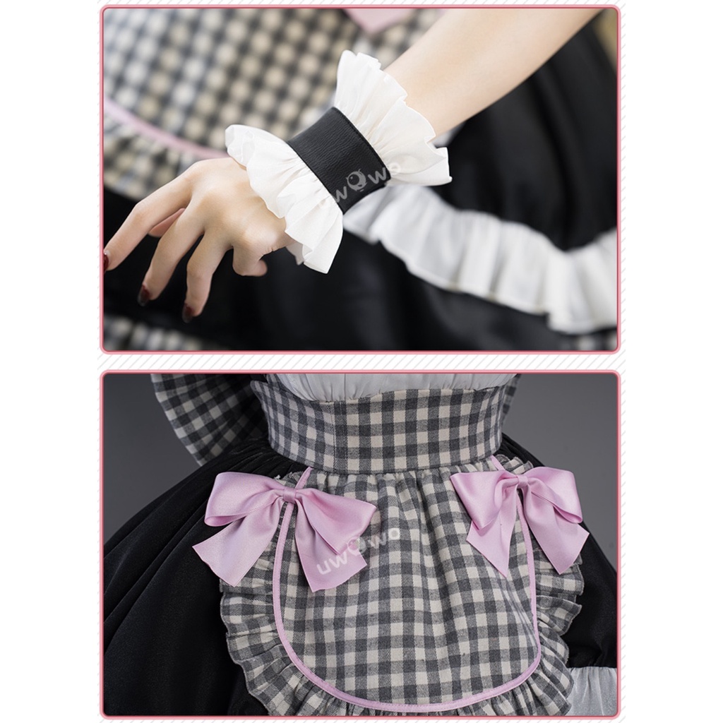 PRE-SALE UWOWO Anime/Manga My Dress-Up Darling Marin Kitagawa Lattice Maid Cosplay Costumes Role Play Cosplay Outfit