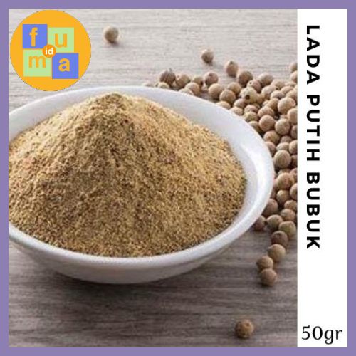 Lada Putih Bubuk 50gr / Merica bubuk / Ground White Pepper / Rempah / bumbu dapur