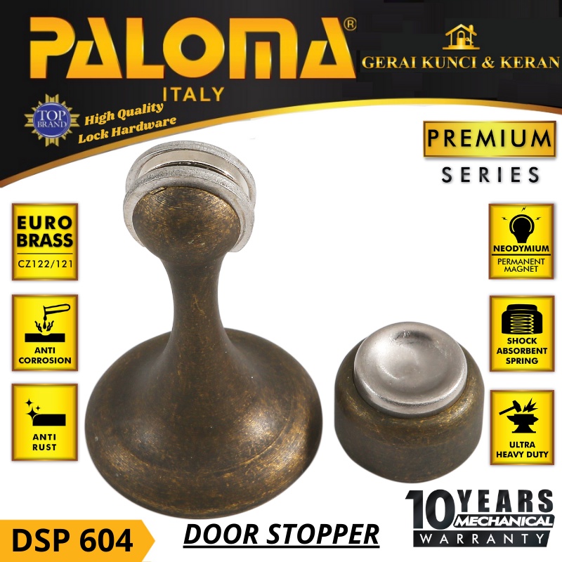 PALOMA DSP 604 PENAHAN PINTU DOOR STOPPER MAGNET ANTIQUE