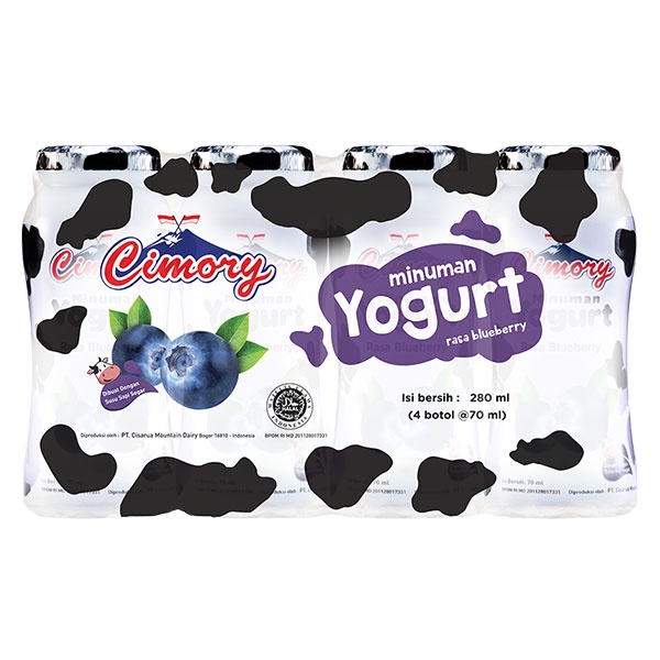 CIMORY DRINK YOGURT BOTOL BLUEBERRY 4 PCS X 65ML