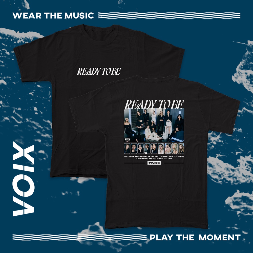 Kaos Kpop TWICE "Ready To Be" Tee