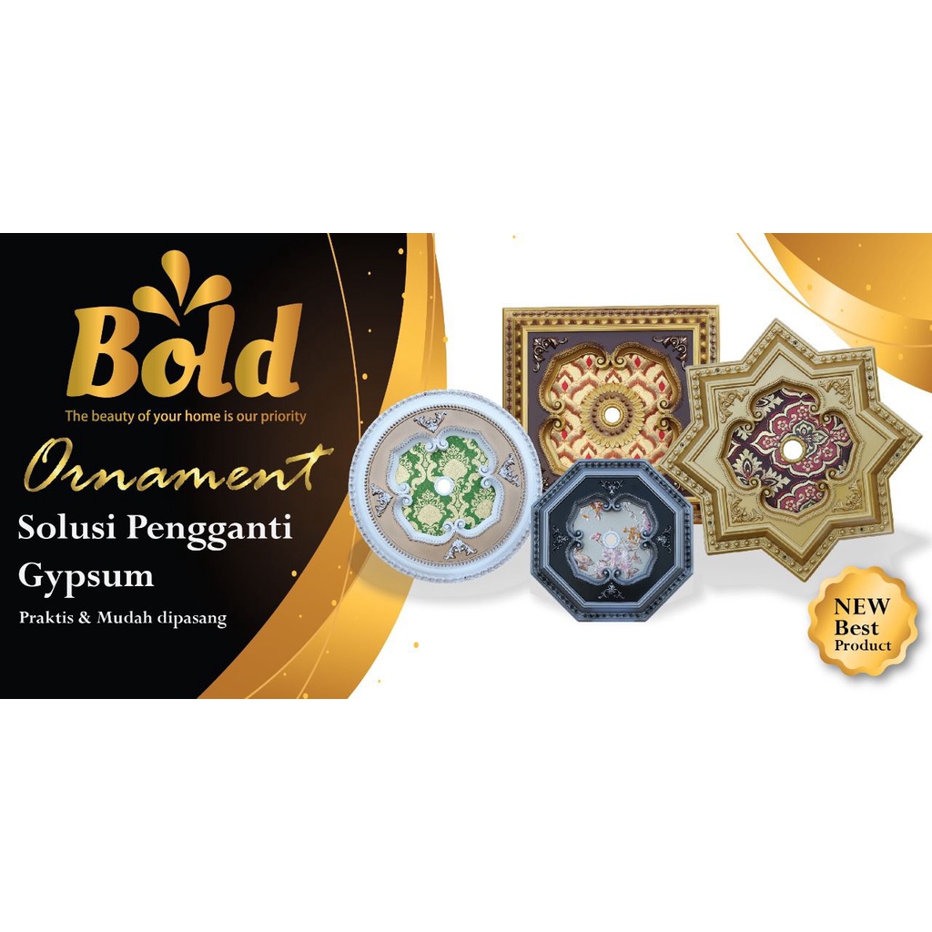 LAMPU ORNAMEN 60 CM / ORNAMEN LAMPU / ORNAMEN LAMPU 60CM / ORNAMEN PLAFON PVC / LAMPU ORNAMEN HIAS /