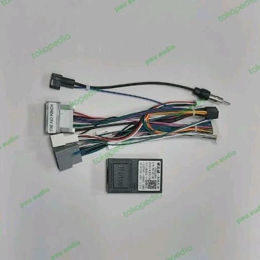 kabel soket head unit android plug n play crv 2013-2017 + canbus
