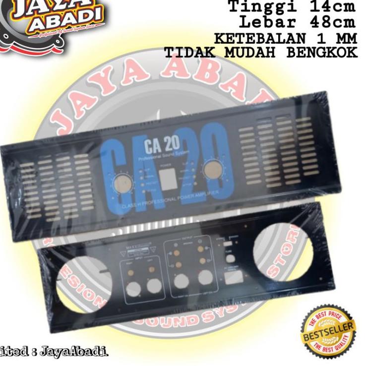 Flash Promo PANEL DEPAN BELAKANG POWER AMPLIFIER CA20 PLAT TEBAL 1MM