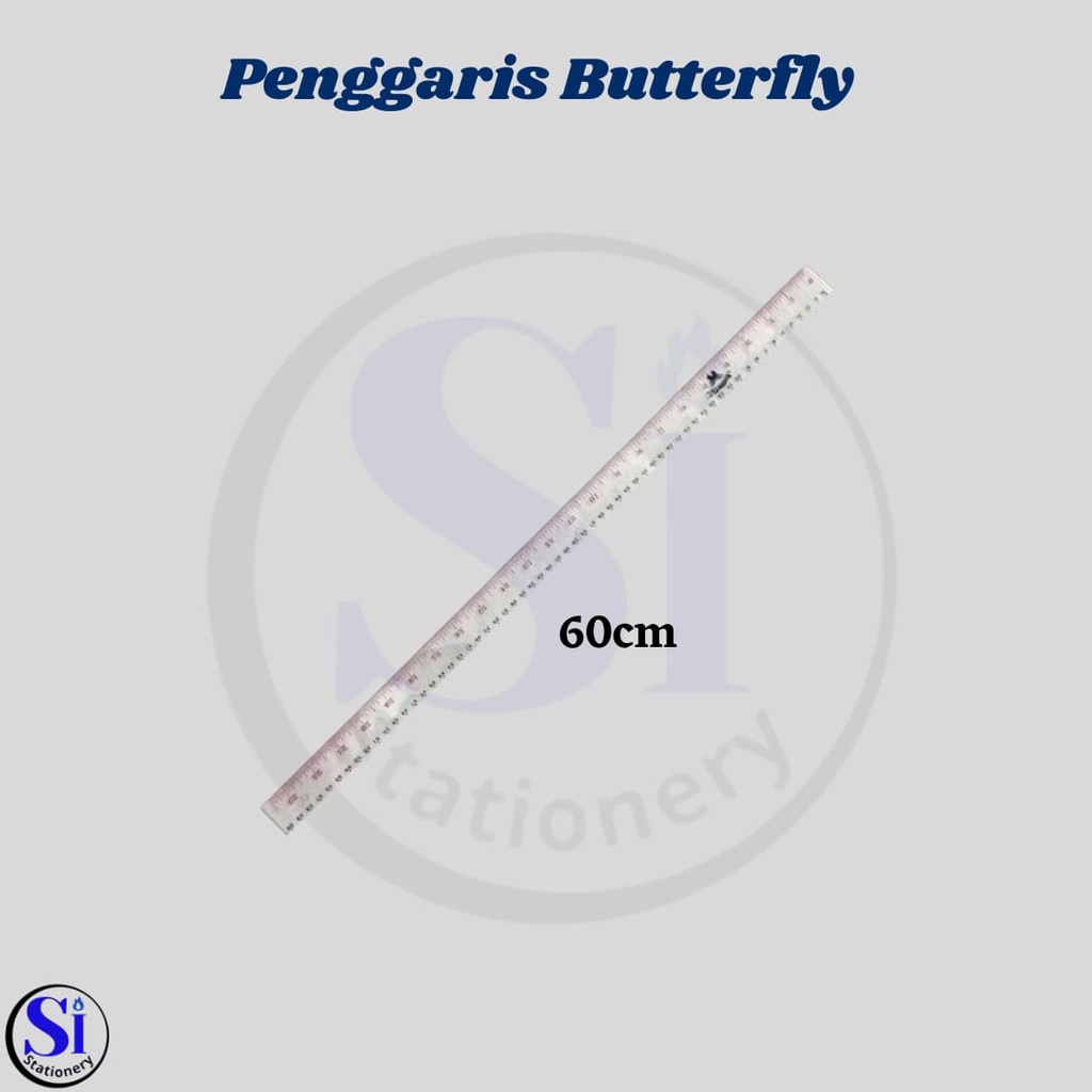 

Penggaris Plastik Butterfly 60,50,40,30,20 CM