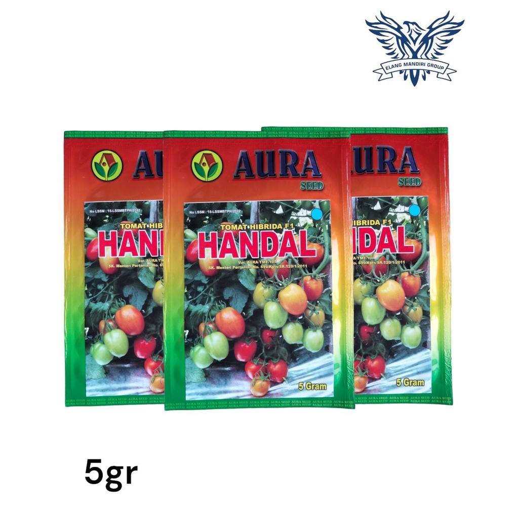 Benih Tomat HANDAL F1 5Gr Bibit Hibrida Varietas Unggul AURA TMT 107 Aura Seed SERVO F1